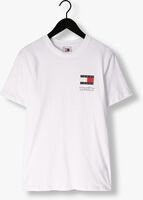TOMMY JEANS T-shirt TJM SLIM ESSENTIAL FLAG TEE en blanc