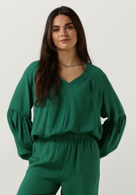 BY-BAR VIENNA SATIN BLOUSE Blouses en vert - large