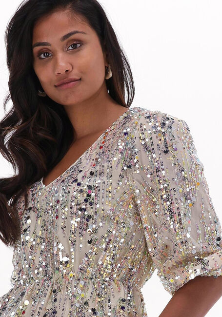NEO NOIR MINA MULTI SEQUINS BLOUSE Blouses en beige - large