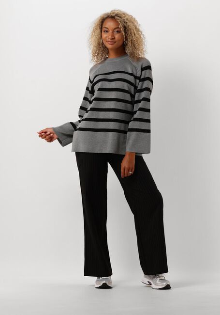 Zwarte OBJECT Pantalon OBJLISA WIDE PANT - large