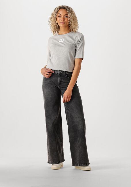 Grijze CO'COUTURE T-shirt GRANNYCC LOGO TEE - large