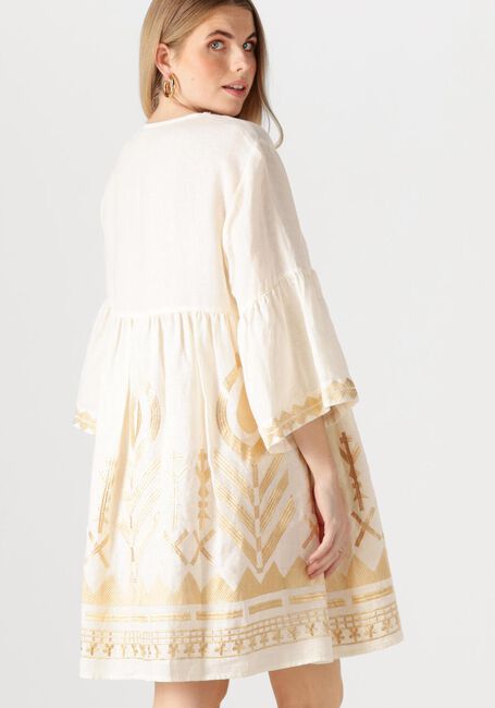 GREEK ARCHAIC KORI Mini robe 231114 Écru - large