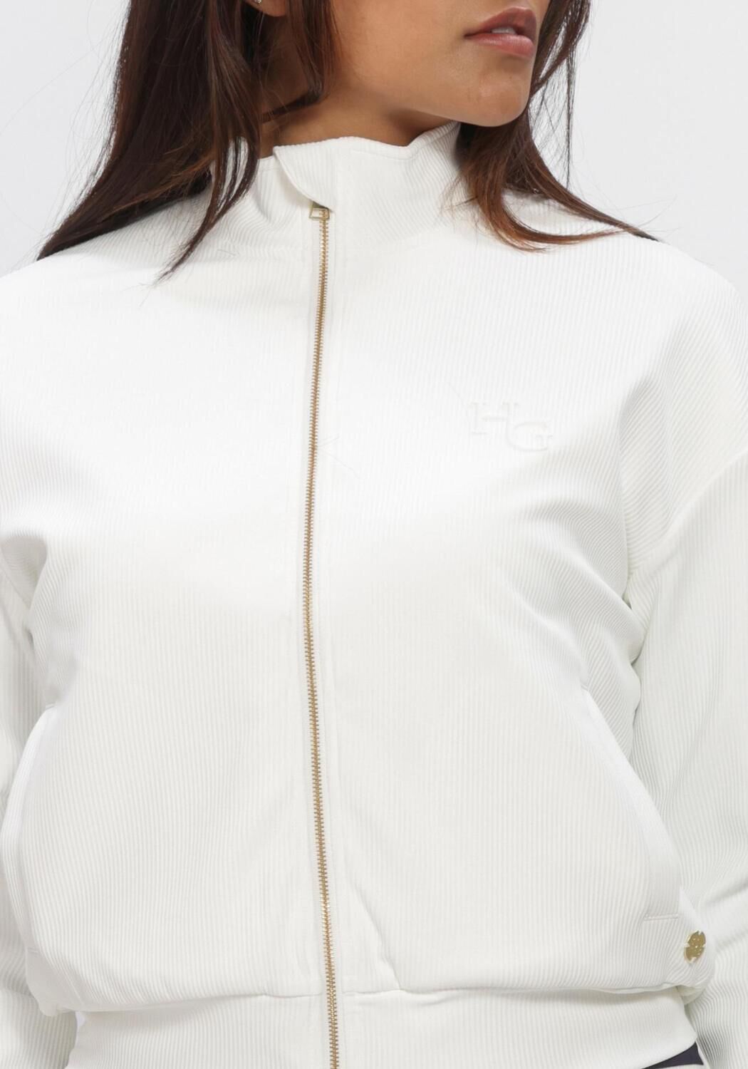 HOUSE OF GRAVITY Jack ACTIVE JACKET RIB Blanc - large