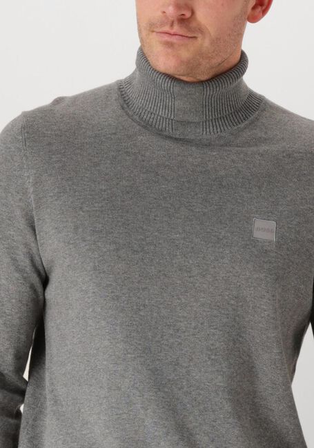 BOSS ORANGE Col roulé AKIRO_S en gris - large