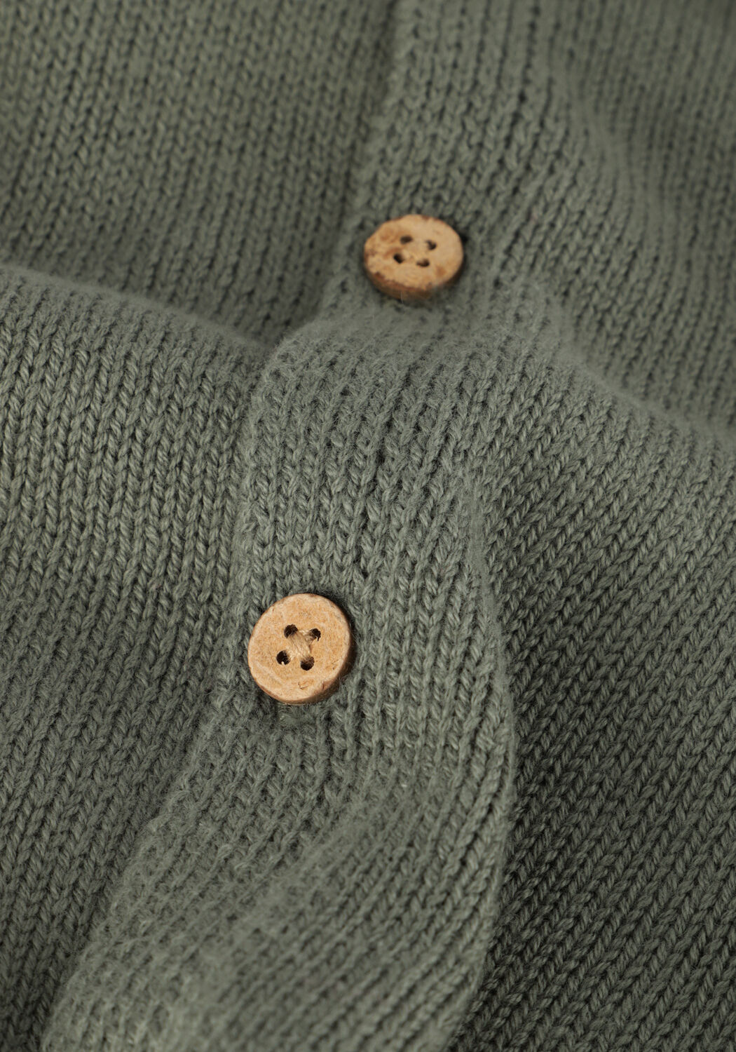 LIL' ATELIER Gilet NMMTHEO LS LOOSE KNIT CARD en vert - large