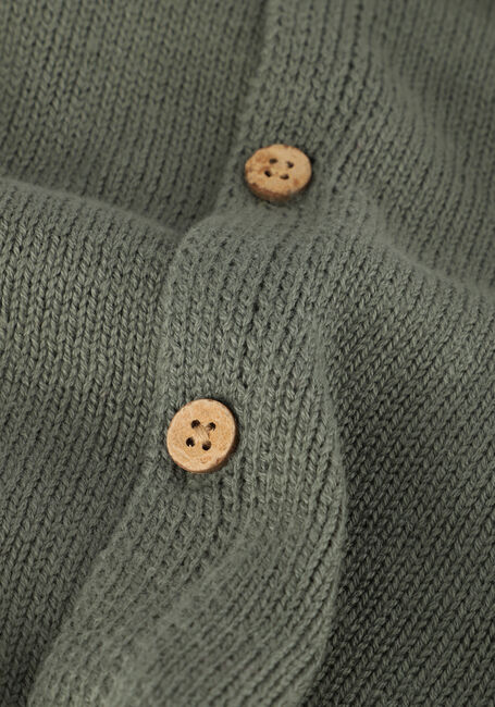 Groene LIL' ATELIER Vest NMMTHEO LS LOOSE KNIT CARD - large