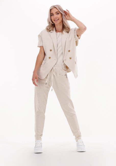 SUMMUM T-shirt KNITTED T-SHIRT VISCOSE POLYAMIDE KNIT en blanc - large