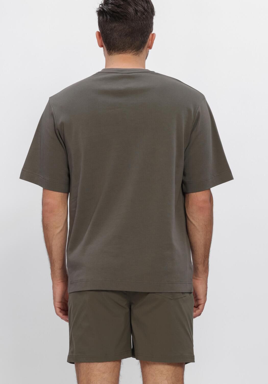 PROFUOMO T-shirt T-SHIRT CREW NECK HEAVY COTTON en vert - large