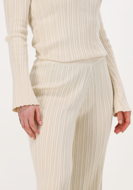 ANOTHER LABEL Pantalon évasé AURELIE KNITTED PANTS Sable - large