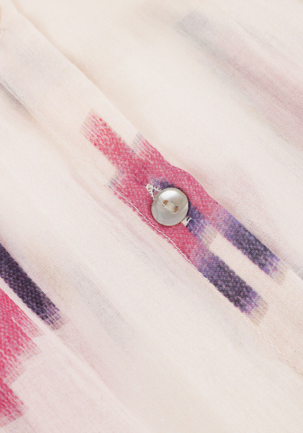 Ecru BY-BAR  BECKY IKAT BLOUSE - large