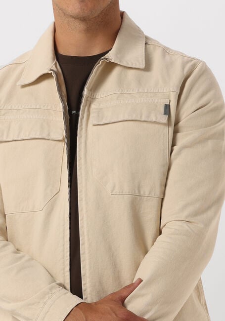 PUREWHITE Surchemise TWILL OVERSHIRT WITH ZIPPER AND TWO FRONT POCKETS Écru - large