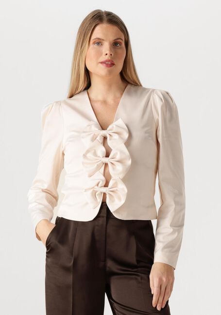 DANTE6 Haut SORALLA BOW DETAIL TOP Cr&egrave;me - large