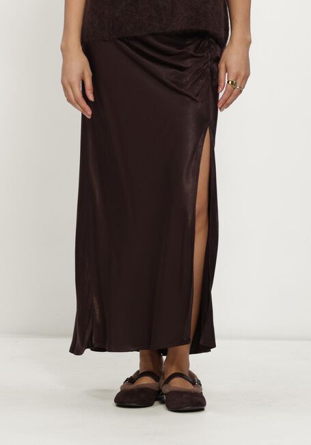 MSCH COPENHAGEN Jupe maxi MSCHAILA ULLAS SKIRT en marron - large
