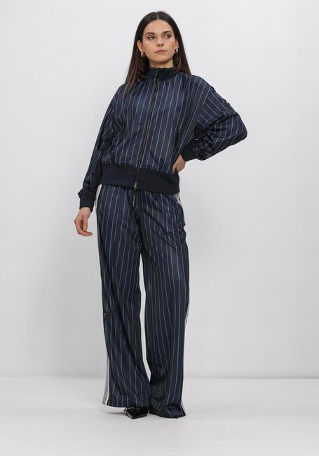 HAUTE L'AMITI&Eacute; PIN STRIPE ZIP SWEAT Pulls & Gilets Bleu fonc&eacute; - large