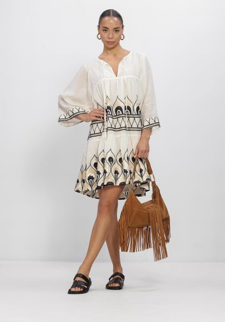 Gebroken wit GREEK ARCHAIC KORI Mini jurk S26K-4033165 - large