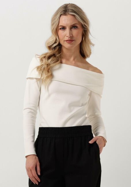 SELECTED FEMME SLFEFFIE LS OFF-SHOULDER TOP Hauts & T-shirts en blanc - large