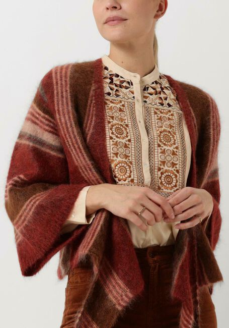 Bordeaux ANTIK BATIK Vest MAYA CARDIGAN - large
