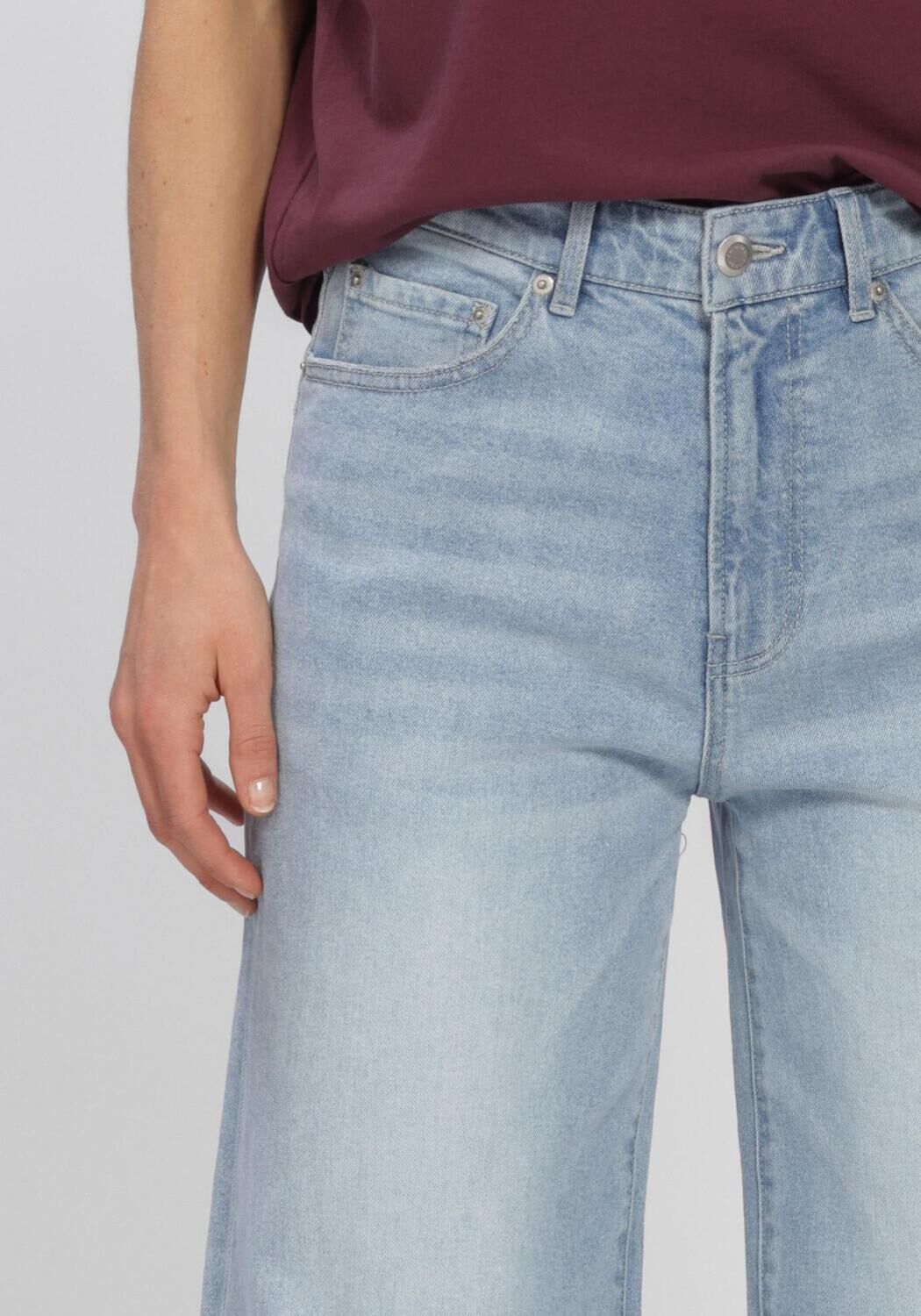 Blauwe CATWALK JUNKIE Wide jeans LOOSE FIT JEANS - large