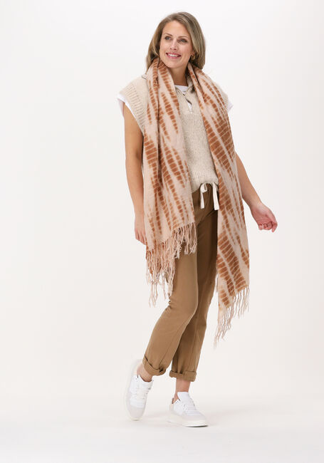 Bruine 10DAYS Sjaal SCARF TIE DYE - large