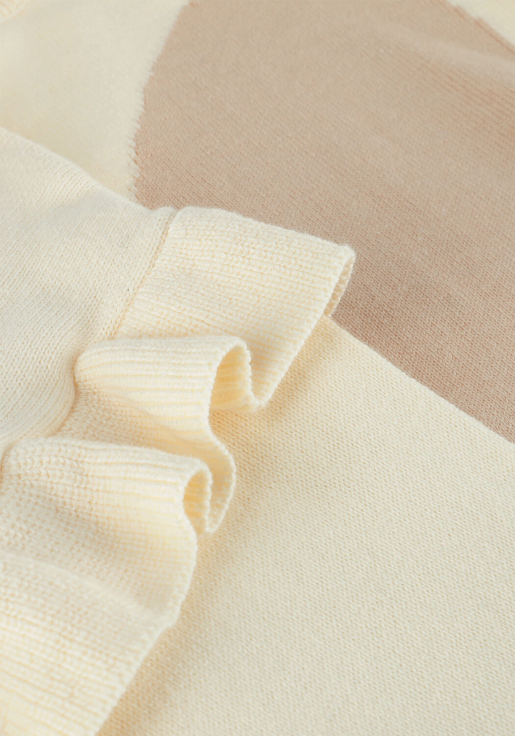 Beige DAILY7 Trui KNITTED SWEAT FANCY - large