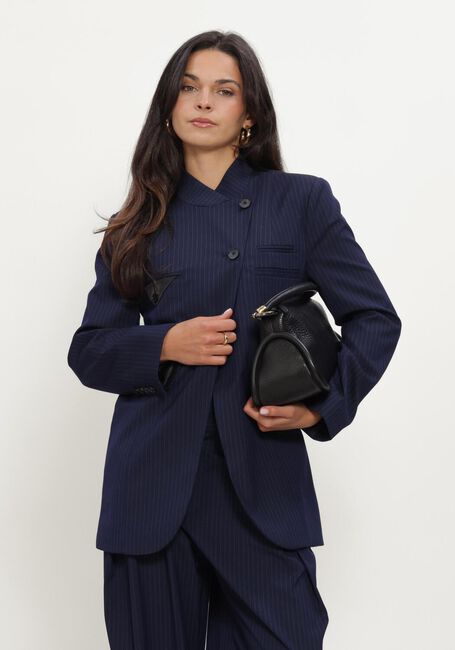 Donkerblauwe HAUTE L'AMITI&Eacute; Blazers NAVY PIN OVERLAP BLAZER - large