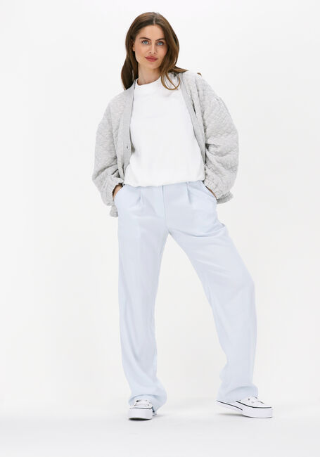 Lichtgrijze SECOND FEMALE Vest NEPATA SWEAT CARDIGAN - large