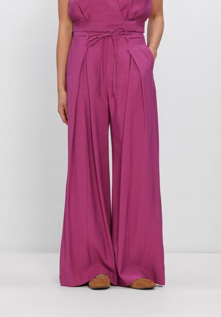 SUNCOO Pantalon large JULIO en rose - large