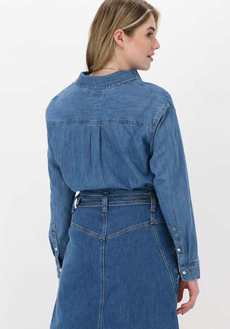 TOMMY JEANS TJW FRONT TIE CHAMBRAY SHIRT Blouses en bleu - large