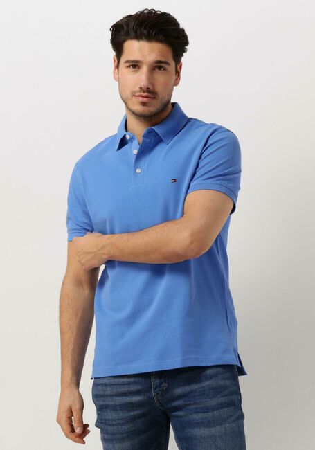 Blauwe TOMMY HILFIGER Polo 1985 SLIM POLO - large