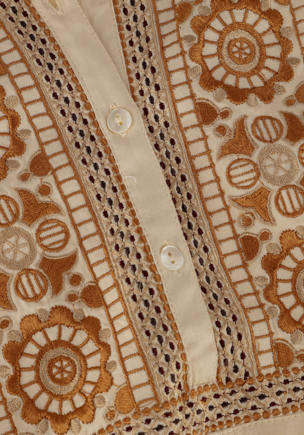 ANTIK BATIK BETTINA BLOUSE Blouses en beige - large