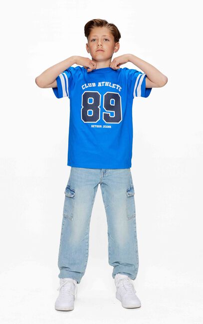 RETOUR T-shirt CHESTER en bleu - large