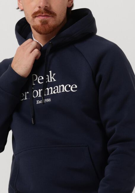 PEAK PERFORMANCE Chandail ORIGINAL HOOD en bleu - large