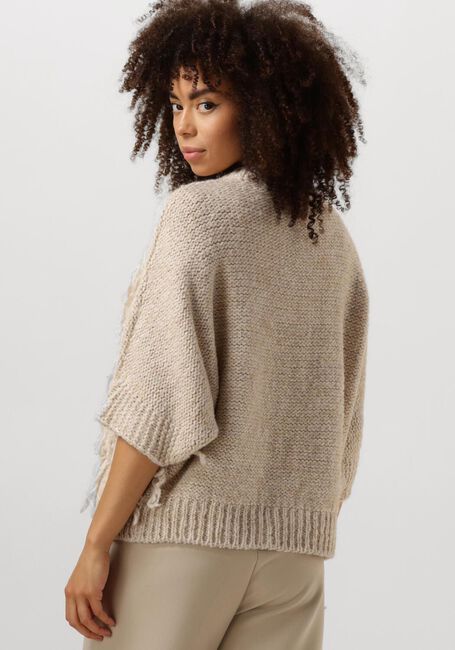 Witte SUMMUM Vest CARDIGAN 3/4 SLEEVE FRINGE KNIT - large
