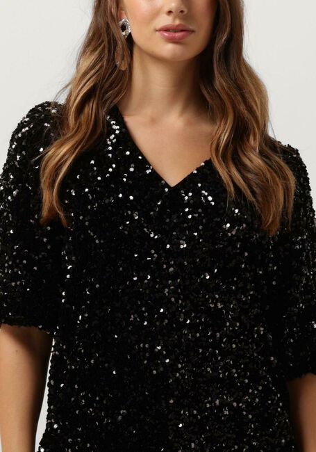 SECOND FEMALE Mini robe WINTERNALIA DRESS en noir - large