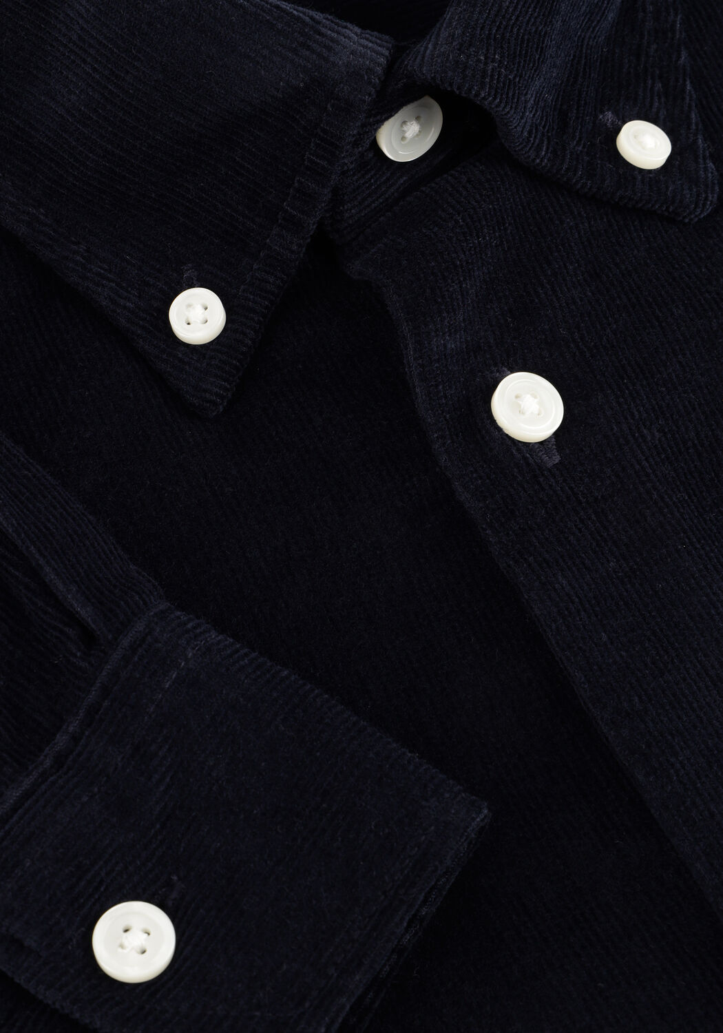 SELECTED MEN Chemise d&eacute;contract&eacute; SLHREGDANNI CORD BD LS SHIRT Bleu fonc&eacute; - large