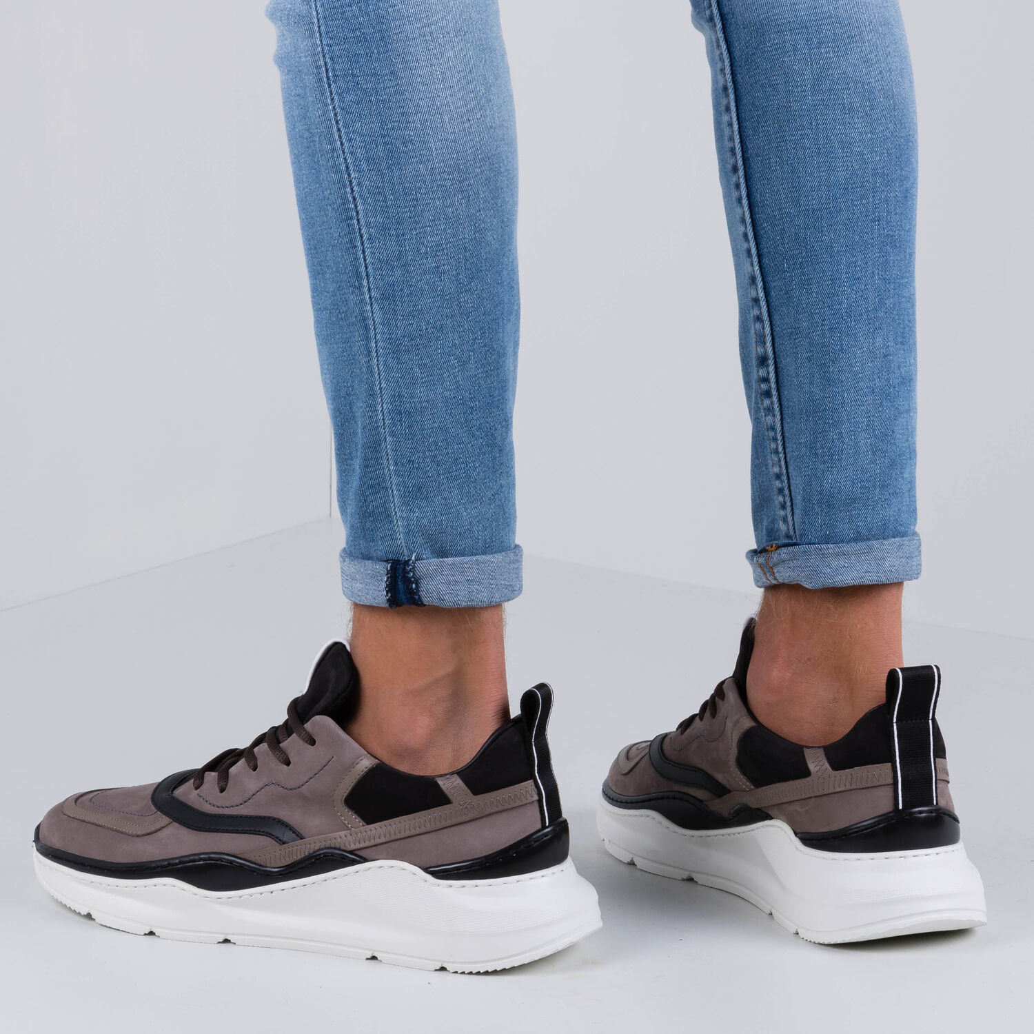 Grijze BARRACUDA Sneakers BU3242 - large