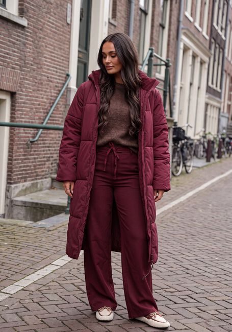 Bordeaux HARPER & YVE Gewatteerde jas JENNY-CO - large