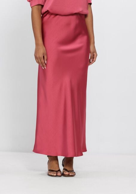 NEO NOIR Jupe maxi VICKY HEAVY SATEEN SKIRT en rose - large