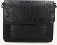 Zwarte HVISK Schoudertas CAYMAN POCKET CROCO Zwarte HVISK Schoudertas CAYMAN POCKET CROCO - medium