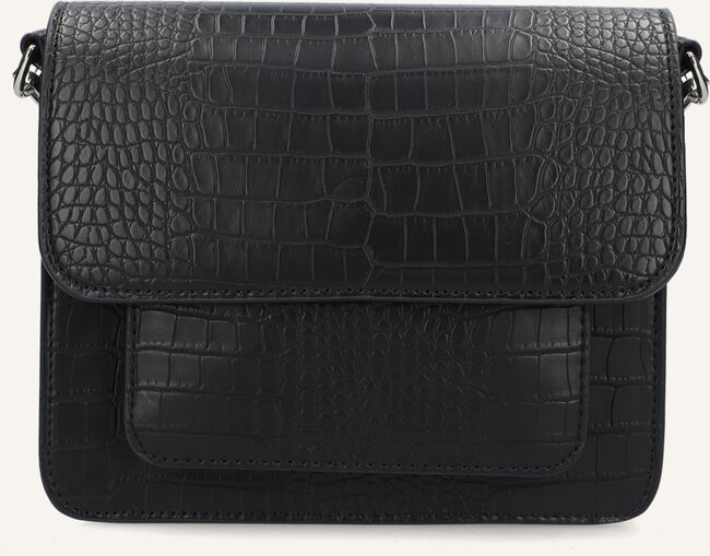 Zwarte HVISK Schoudertas CAYMAN POCKET CROCO Zwarte HVISK Schoudertas CAYMAN POCKET CROCO - large