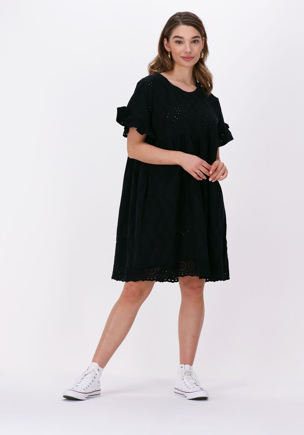 Robe noire babydoll on sale