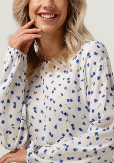 ENVII Mini robe ENCHERRY LS DRESS AOP en blanc - large