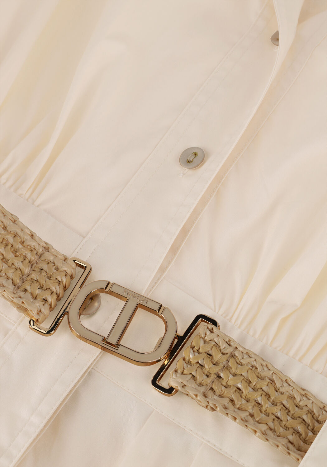 TWINSET MILANO Robe midi 251TT2102 en beige - large