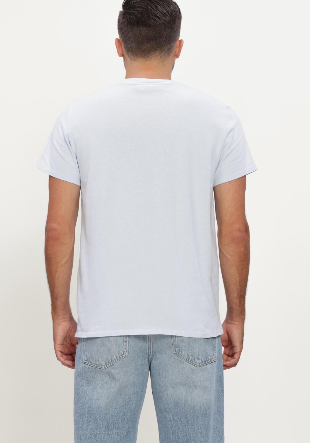 AMERICAN VINTAGE T-shirt YKOBOW Bleu clair - large