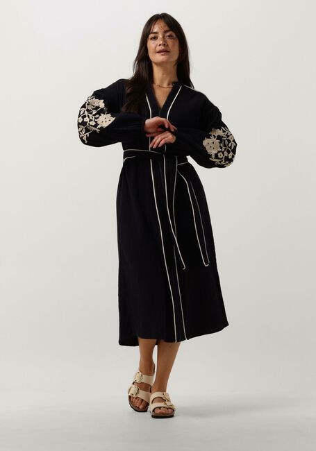 STELLA FOREST Robe midi E24RO012 Bleu foncé - large