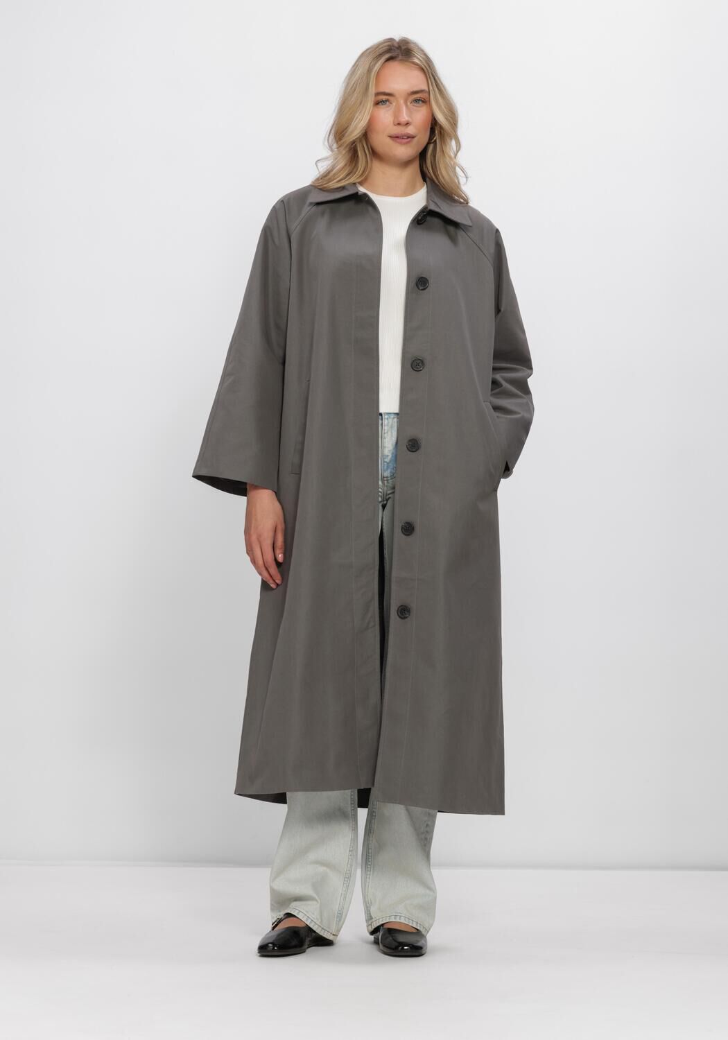 ENVII Trenchcoats ENSENECA JACKET 6988 en gris - large