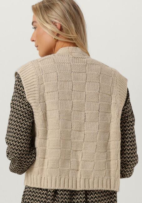 BY-BAR Gilet OLE CHECK GILET Sable - large
