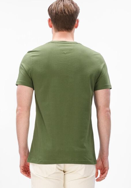 TOMMY HILFIGER T-shirt TOMMY LOGO TEE Olive - large