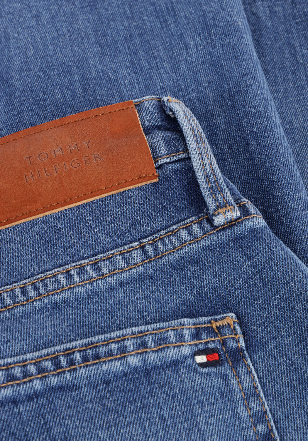 TOMMY HILFIGER Slim fit jeans BOOTCUT RW MID BLUE en bleu - large