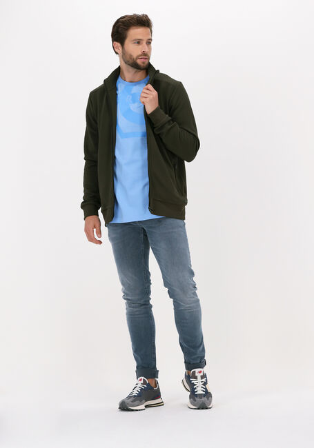 CRUYFF T-shirt SAUL T-SHIRT - 95 / 5 COTTON / ELASTHAN en bleu - large